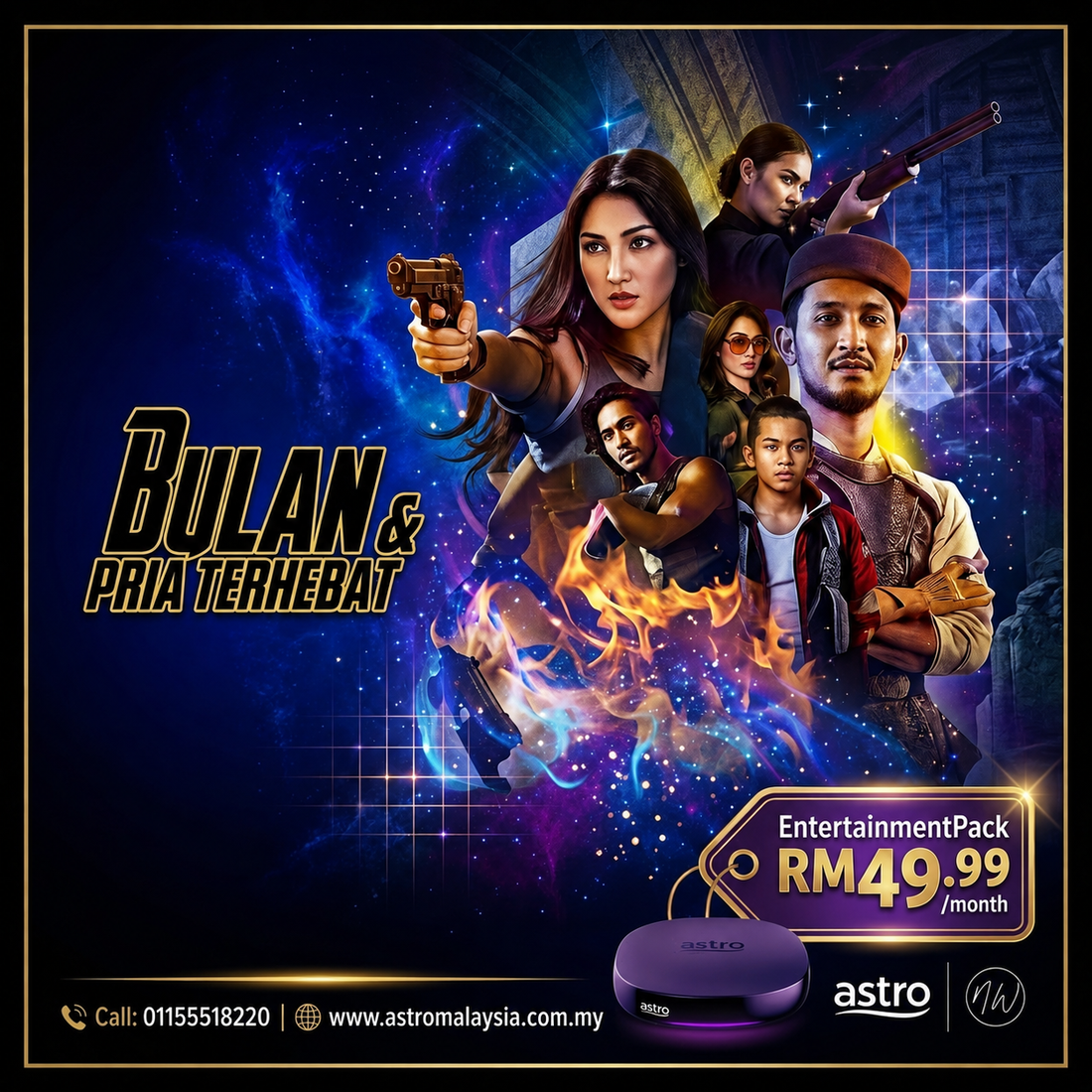 Experience "Bulan & Pria Terhebat" with the Best Astro Package