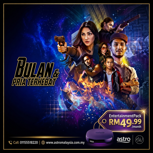 Experience "Bulan & Pria Terhebat" with the Best Astro Package