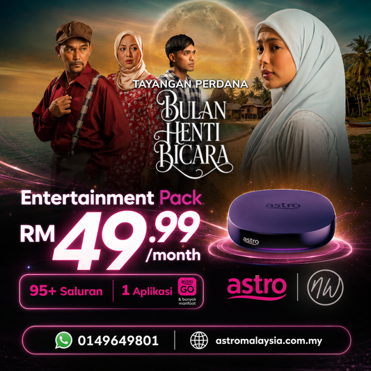 Stream Bulan Henti Bicara and More with the Ultimate Astro Package