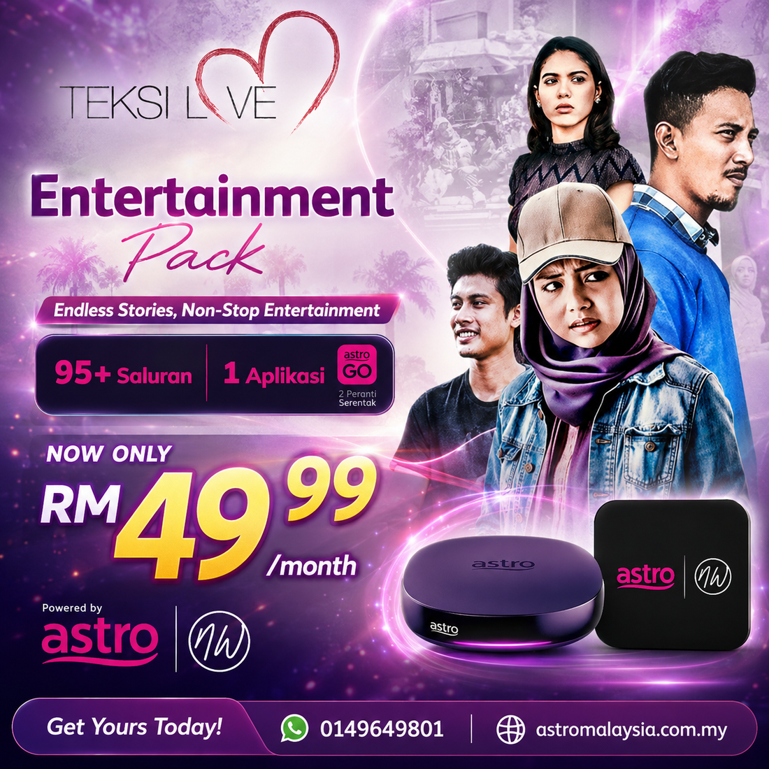 Stream Teksi Love and More Local Hits with the Ultimate Astro Package