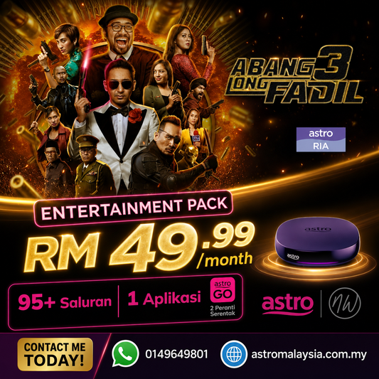 Watch the "ABANG LONG FADIL 3" on Astro now!