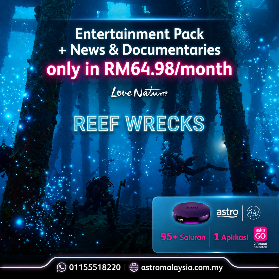 Discover the Best Value Astro Package: Dive into REEF WRECKS