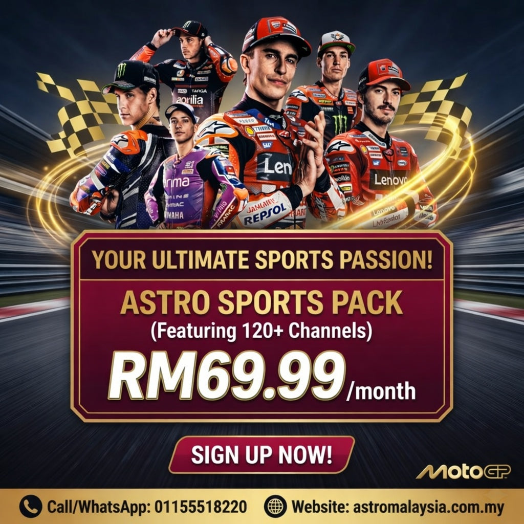 Fuel Your Sports Passion: Get the Astro Package at RM69.99