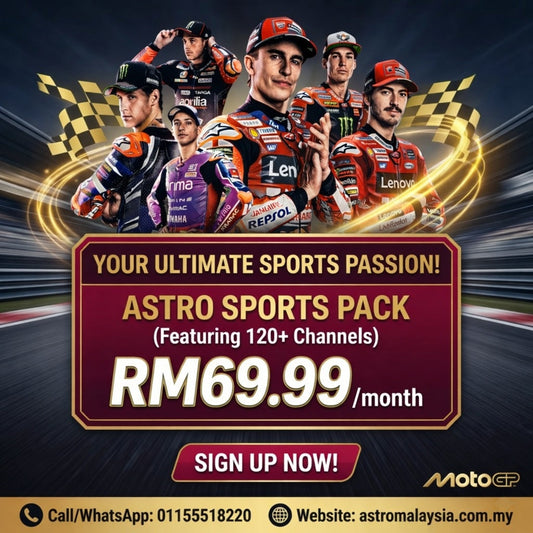 Fuel Your Sports Passion: Get the Astro Package at RM69.99