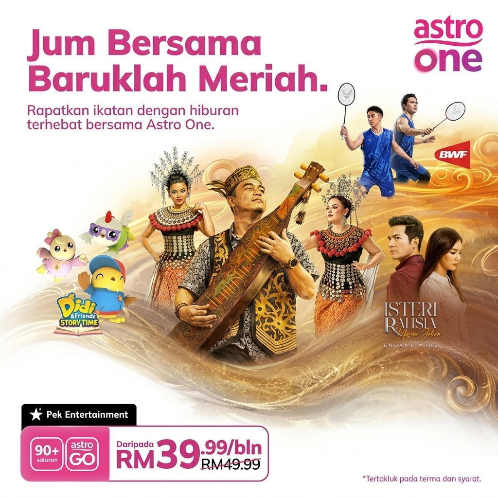Exclusive East Malaysia Astro Package: Celebrate Together for RM39.99