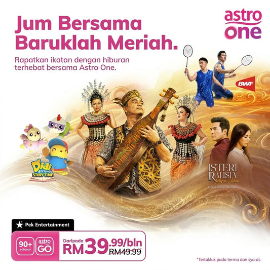 Exclusive East Malaysia Astro Package: Celebrate Together for RM39.99