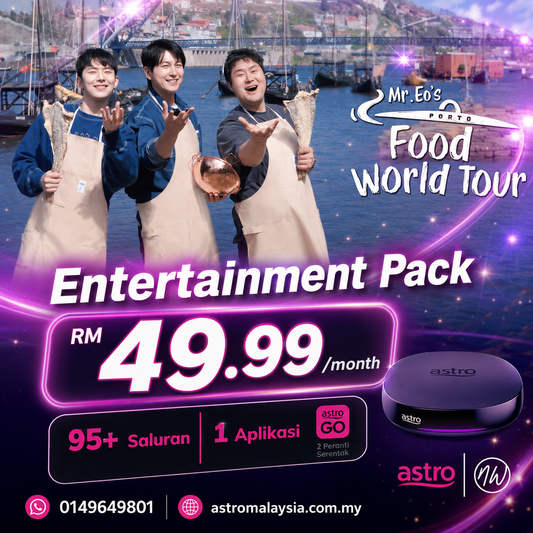 Catch "Mr. Eo's Food World Tour: Porto" with Astro Package