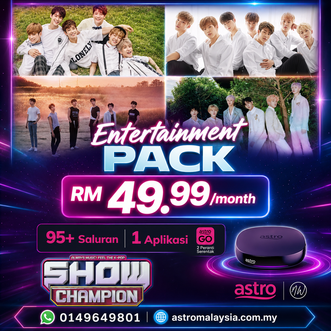 Ultimate K-Pop and Entertainment Guide with Astro Package