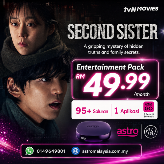 SECOND SISTER Thriller On Screen - Get Your Astro package Today