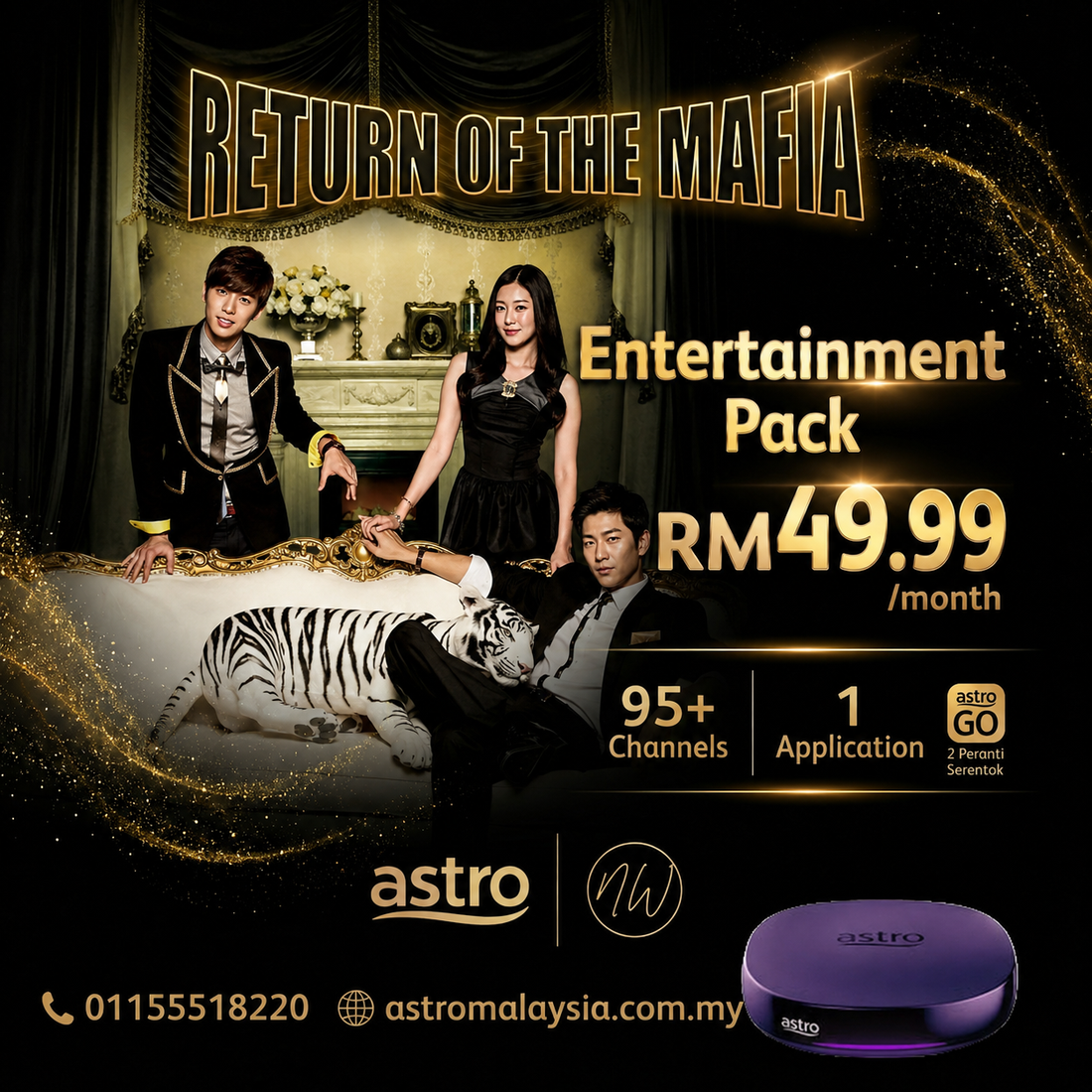Return of the Mafia - in Astro tvN Movies HD CH 416