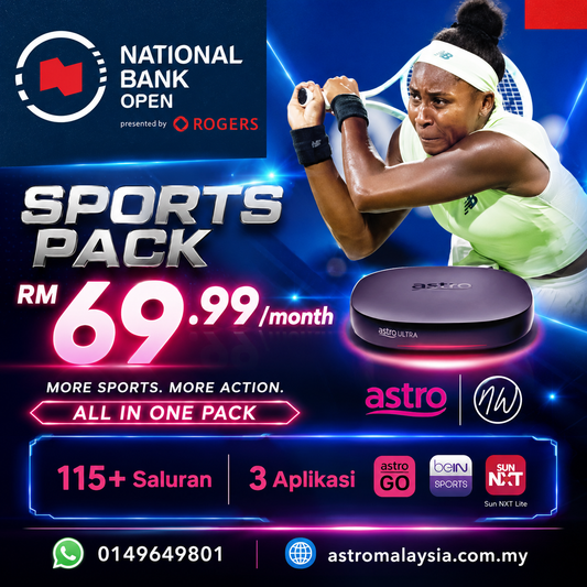 Upgrade to the Best Astro Package for Live Tennis Action