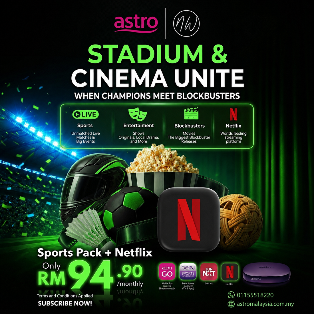 Astro Package 2026: Get the Best Sports + Netflix Bundle Deals