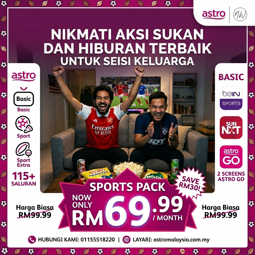Elevate Your Home Entertainment: The Ultimate Sports Astro Package for Every Fan