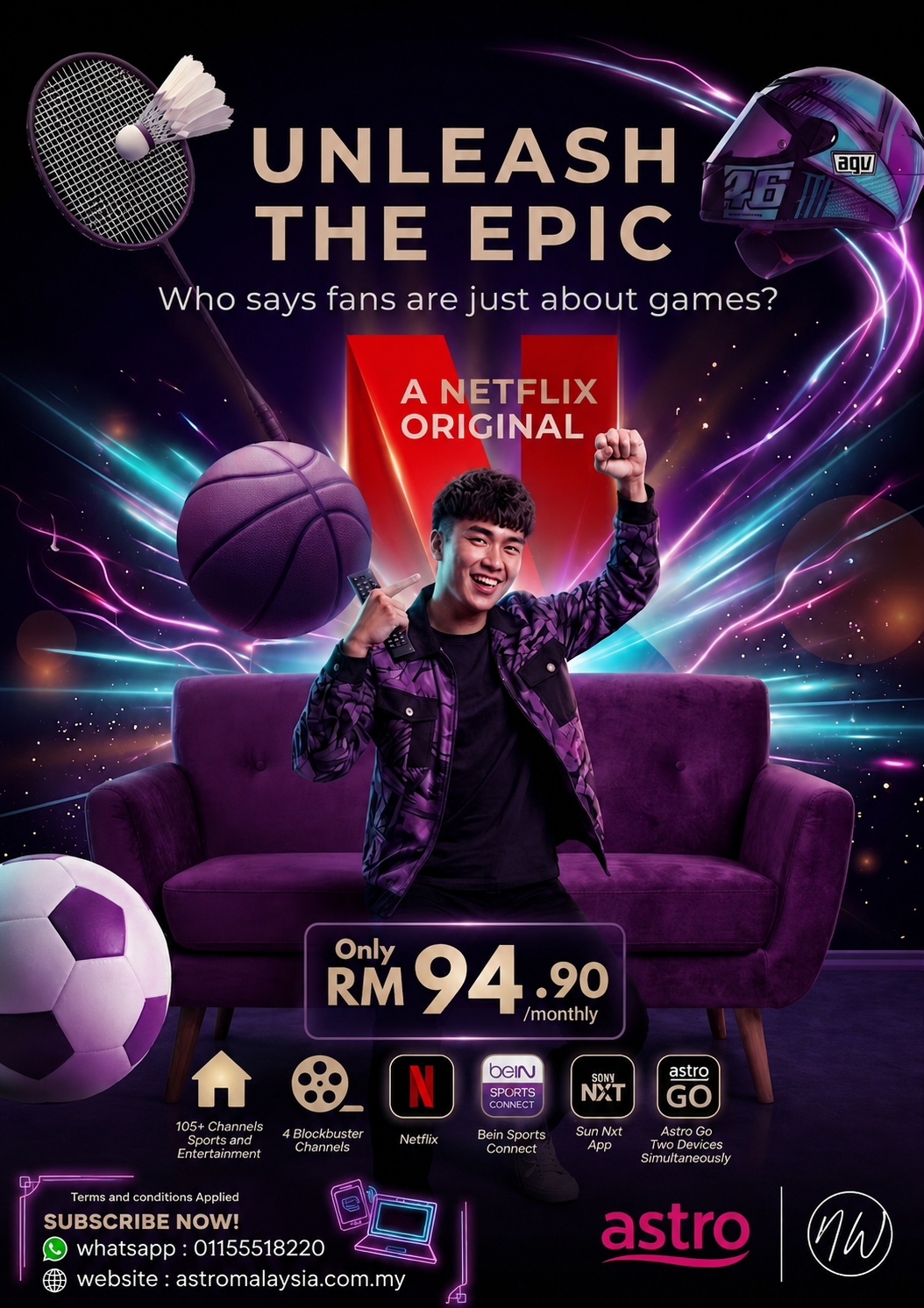 Unleash the Epic: Discover the Ultimate Sports and Netflix Astro Package