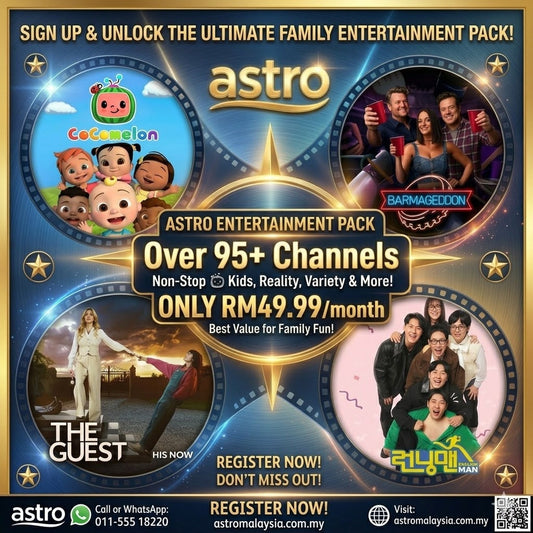 Unlock the Ultimate Family Entertainment: Astro Package from RM49.99