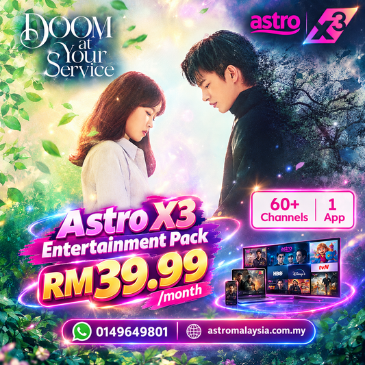 Stream Korean Hit Drama Doom at Your Service on Astro X3 Package Today