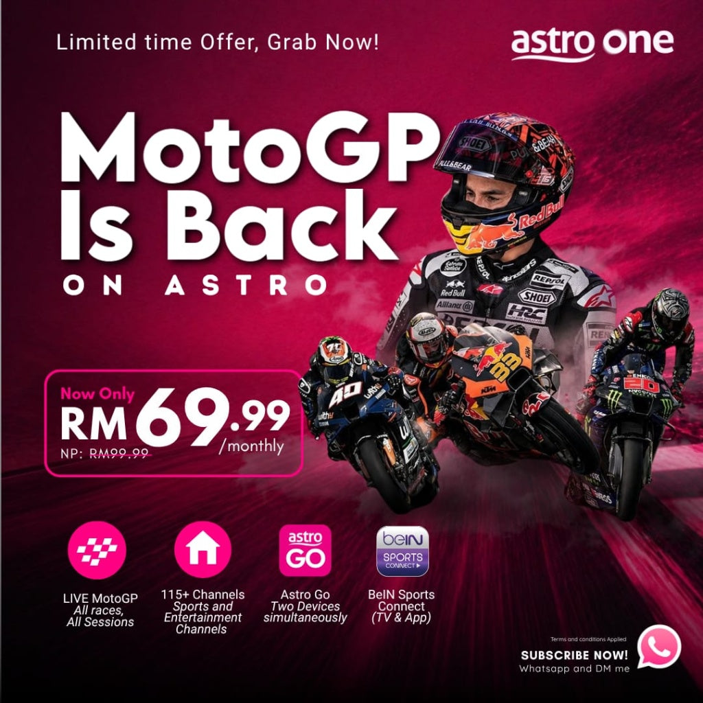 MotoGP Promo: Get the Astro Sports Package & Best Astro Package
