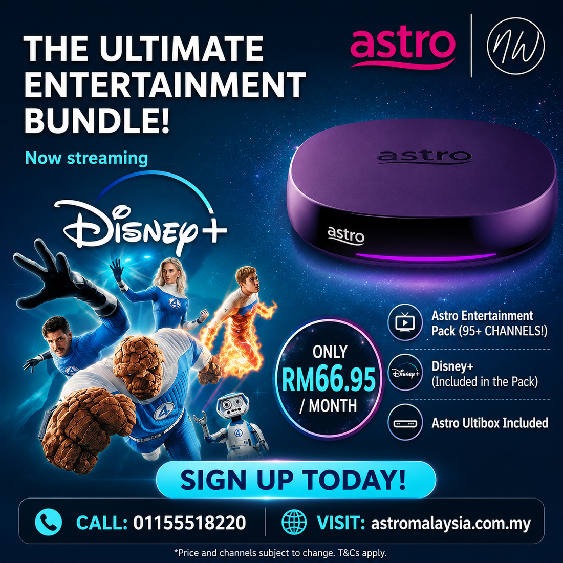 The Ultimate Disney+ Experience: Secure Your Astro Package for RM66.95