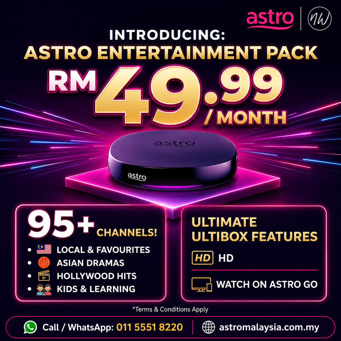 Introducing the Ultimate Astro Package: Premium Entertainment at RM49.99